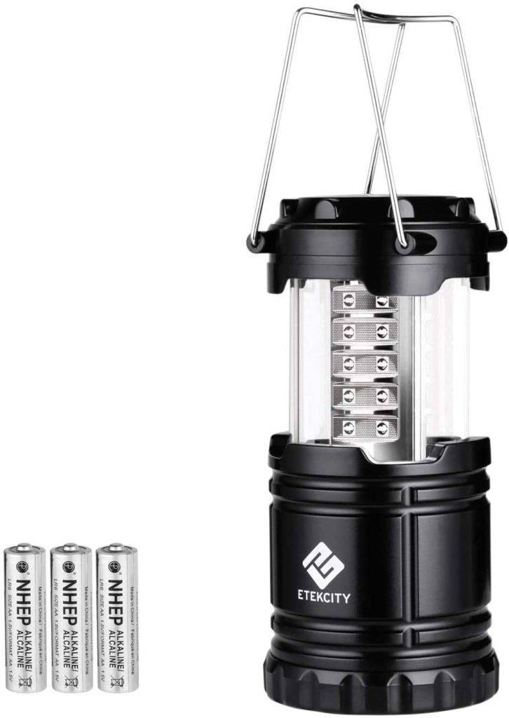 Etekcity CL10 Portable LED Camping Lantern Flashlight with 3 AA