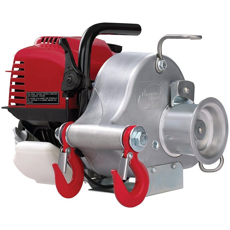 Portable Winch GasPowered Capstan Winch 1,550Lb. Pulling Capacity