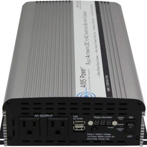 AIMS Power PWRIC1500W 1500 Watt Modified Sine Power Inverter with Battery Charger and Transfer Switch