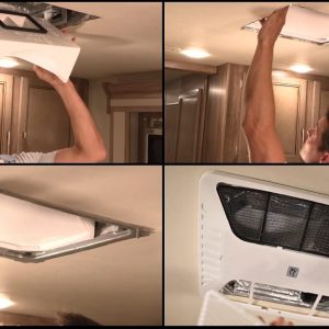 RV Airflow Systems: Coleman Mach 3 10 15 Q AC Diverter – Increase the volume of air from your AC into your hot RV, making you colder faster– Vent Filter Accessory Replacement Unit
