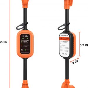 RV Surge Protector 30 Amp, New Generation UL Certified RV 30A Surge Protectors, 4200 Joules Power Voltage Surge Protection with LED Indicator Light and Easy to Use Handles