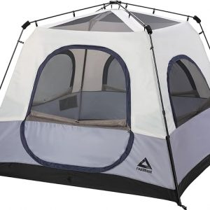 Caddis Rapid 4/6-Person Tent, Camping Gear for The Outdoors, Pop Up Tent for Camping, Rapid Tent Frame for Easy Setup, 4/6 Person Capacity Tents for Camping, (by Caddis Sports Inc.) – RSRT-4